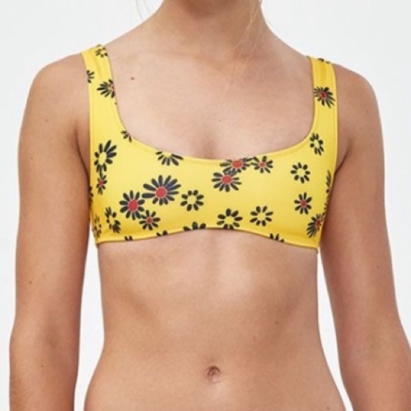 Solid and striped bikini top size large - Picture 3 of 4